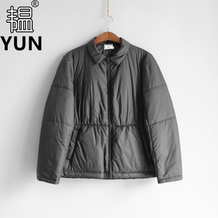 修身 女装 衬衫 领拉链女棉服 百搭女外套6028 YUN韫2025冬季 韩版 新品