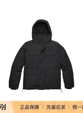 Canada Goose加拿大鹅Maitland连帽拉链长袖短款羽绒服男女同款