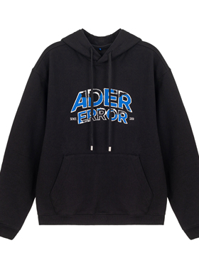 【限时特卖-不退不换】ADER ERROR 连帽宽松休闲落肩长袖卫衣