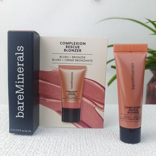 新品新货 Bareminerals贝茗修容腮红乳霜 小中样5ML 自然保湿持久
