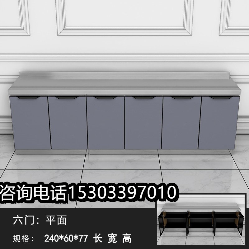 简约现代可移动玻璃柜门好清理