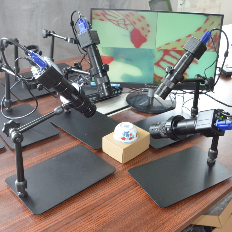 台式单筒数码显微镜万向折叠支架