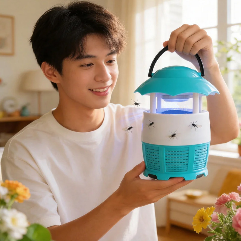 光触媒蘑菇灭蚊灯家用室内大容量杀蚊子神器防蚊虫驱蚊器户外使用
