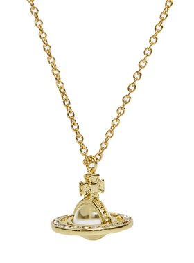 西太后立体土星星球吊坠项链