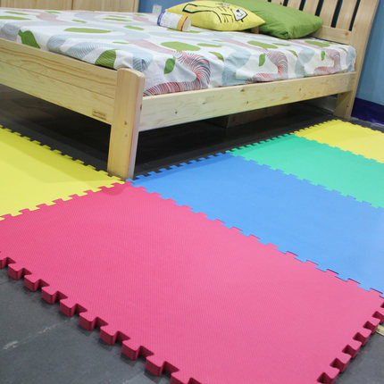 环保泡沫拼接地垫加厚2cm舞蹈跆拳道防滑幼儿园早教爬爬行垫60x90