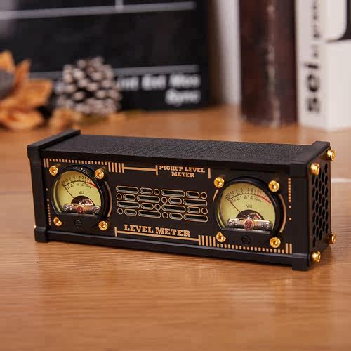 vu表头复古电平拾音rgb节奏胆机