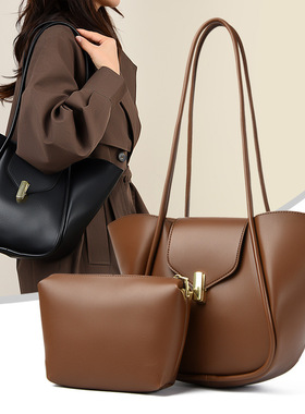 跨境高级感大容量包包新款包时尚小众通勤托特包韩版单肩包腋下包