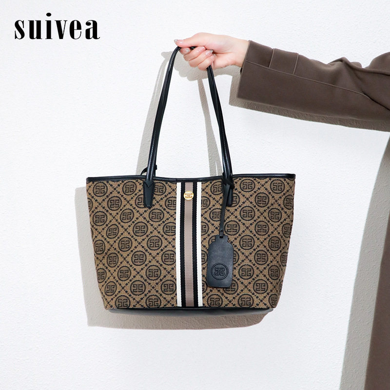 跨境大容量包包2025新款轻奢女包单肩子母包通勤百搭高级感托特包,箱包皮具/热销女包/男包,单肩包,淘宝优惠券,粉丝福利购,淘宝优惠卷