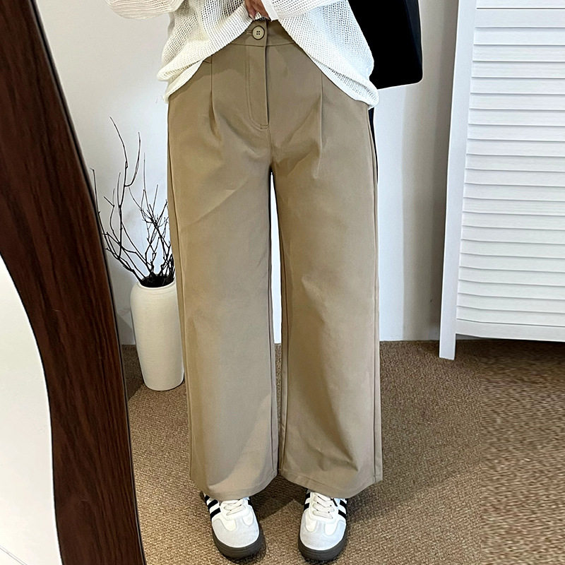 大码女装松紧直筒裤女宽松阔腿裤长裤2025秋胖mm百搭休闲裤NK1318,女装/女士精品,休闲裤,淘宝优惠券,粉丝福利购,淘宝优惠卷