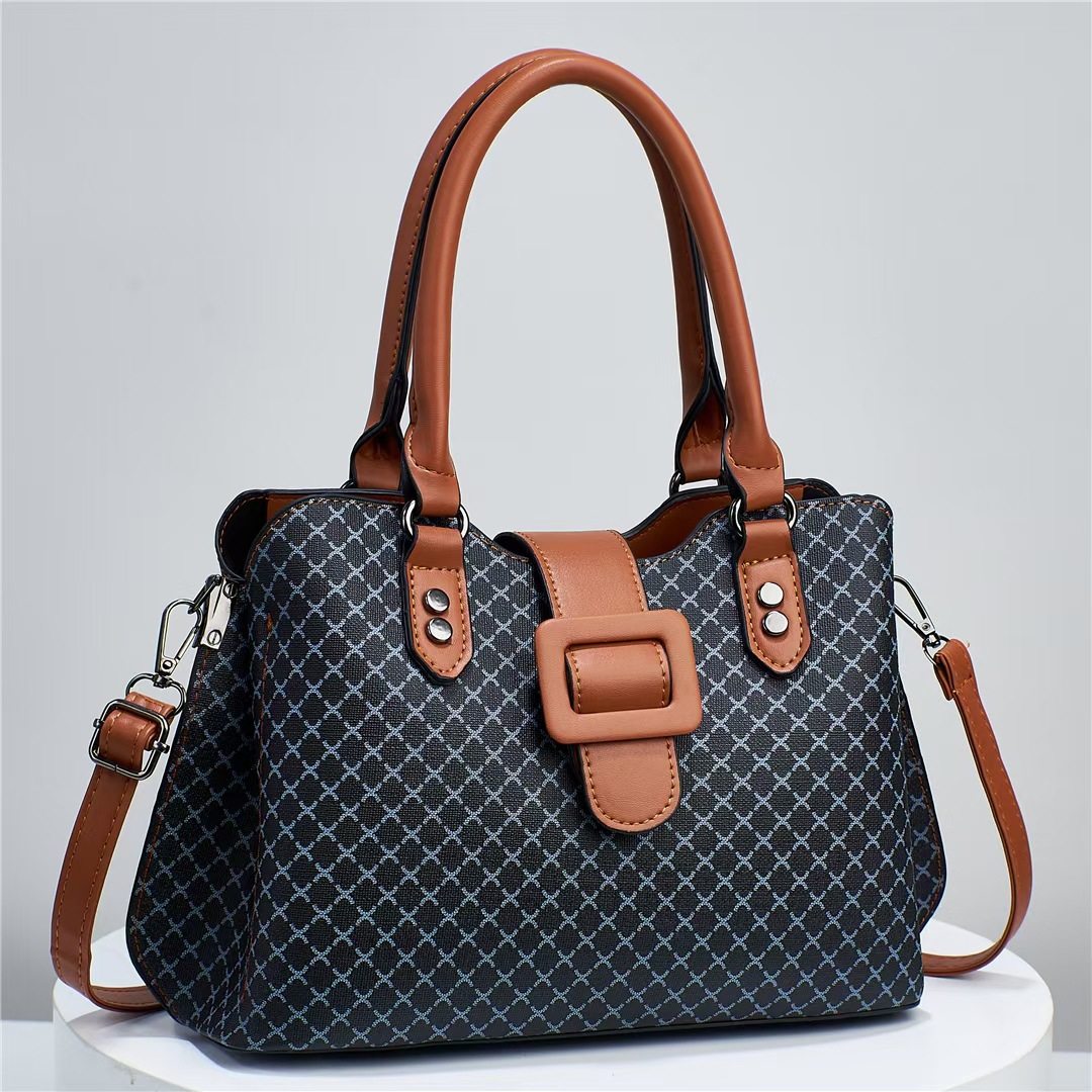 2024冬季韩版新款潮流时尚通勤压花纹大容量妈妈包单肩斜挎手提包,箱包皮具/热销女包/男包,单肩包,淘宝优惠券,粉丝福利购,淘宝优惠卷