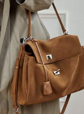 Rodeo包包女真皮凯丽托特包 磨砂牛皮高级感大容量单肩手提腋下包