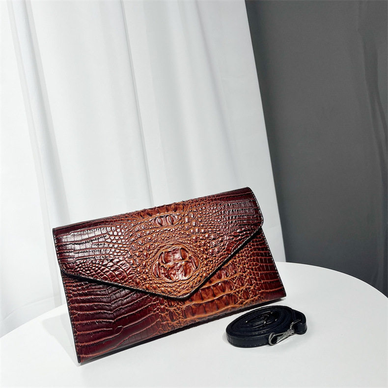 手拿包女士欧美鳄鱼纹压花质感单肩包休闲小众设计通勤休闲包包,箱包皮具/热销女包/男包,单肩包,淘宝优惠券,粉丝福利购,淘宝优惠卷