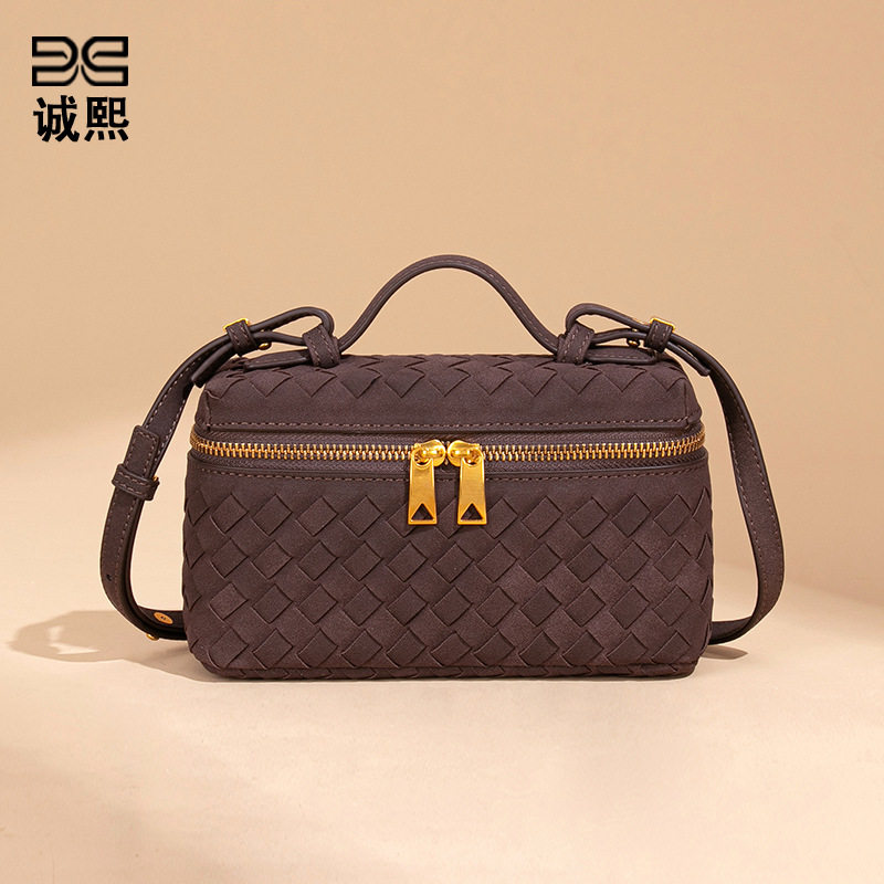 高级感磨砂手提女包秋冬热卖编织饭盒包包休闲百搭单肩斜跨盒子包,箱包皮具/热销女包/男包,单肩包,淘宝优惠券,粉丝福利购,淘宝优惠卷