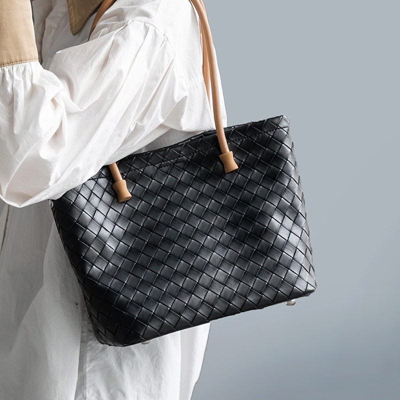 真皮女包托特包高级感大容量包包夏季款女百搭单肩包编织包包女式,箱包皮具/热销女包/男包,单肩包,淘宝优惠券,粉丝福利购,淘宝优惠卷