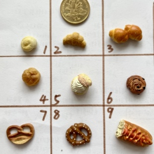 rement早期绝版食玩散货吐司可颂面包