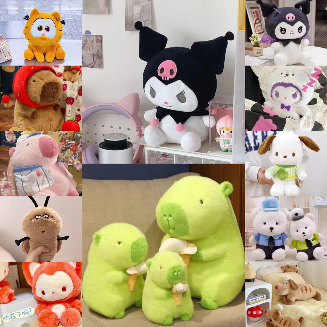 网红公仔精品抓机娃娃批发
