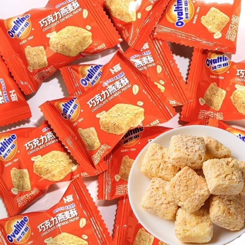 阿华田卜珂联名巧克力燕麦酥小包装网红解馋零食营养早餐果盘整箱