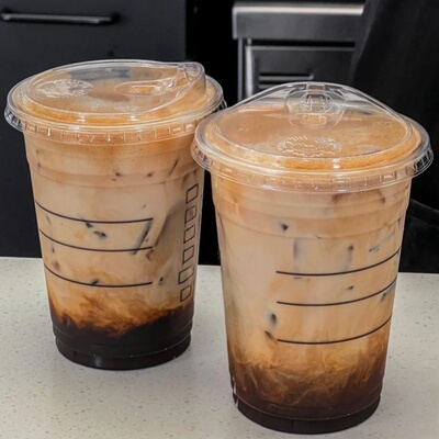 一次性咖啡杯带盖美式拿铁杯