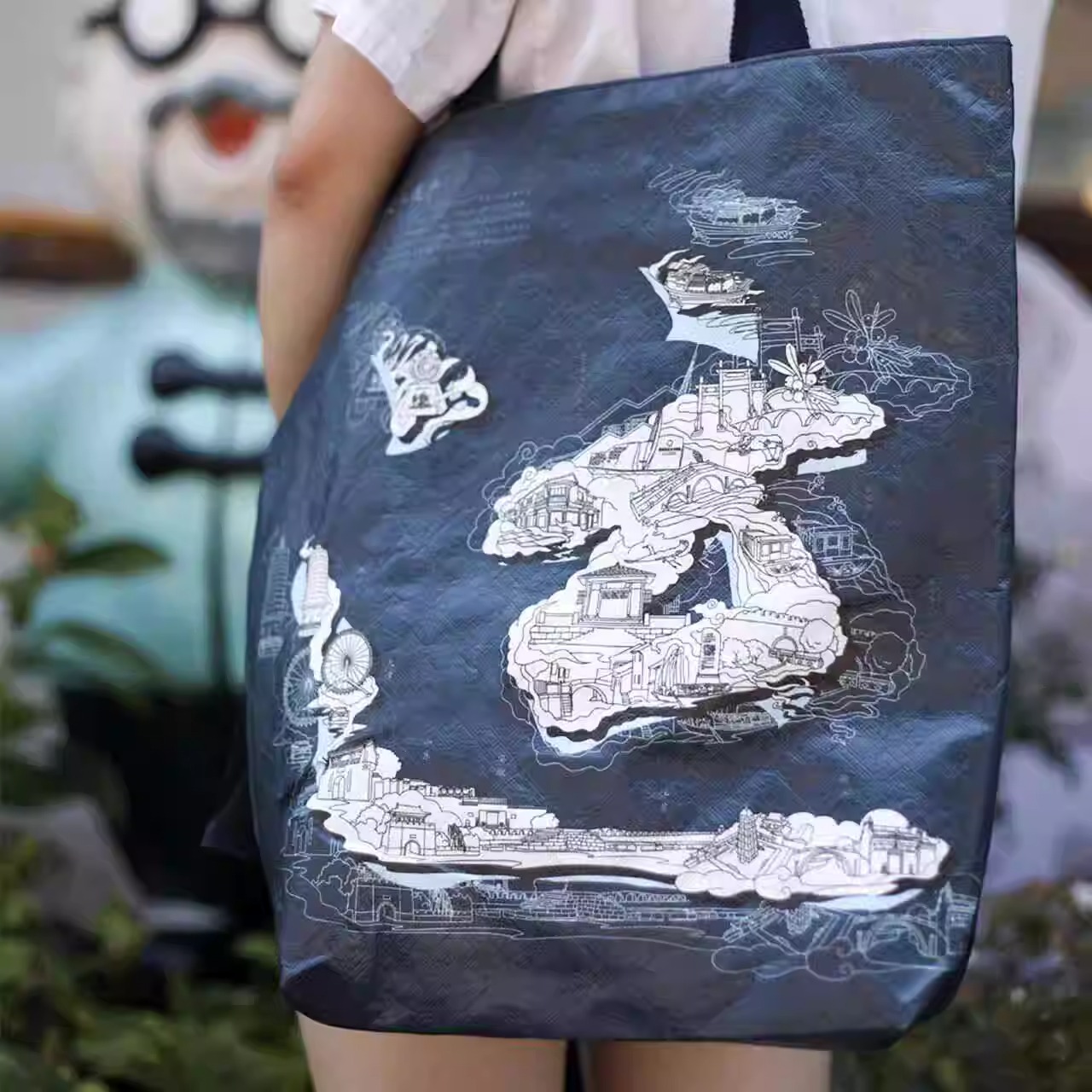 西泠文房走运杜邦纸手提袋