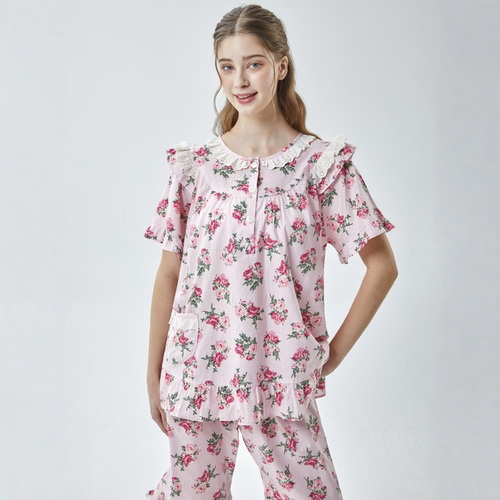 ELLYELLY韩国进口纯棉家居服女