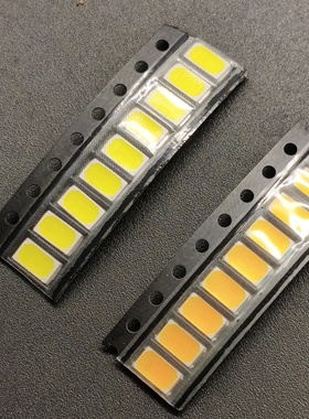 5730型号LED灯珠白光暖白色发光二极管LED光源照明维修3V0.5瓦