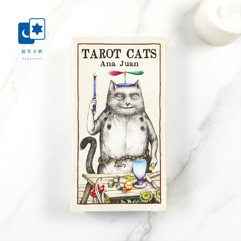 进口正版 胡安之猫塔罗 Cats ana juan 意大利桌游卡牌