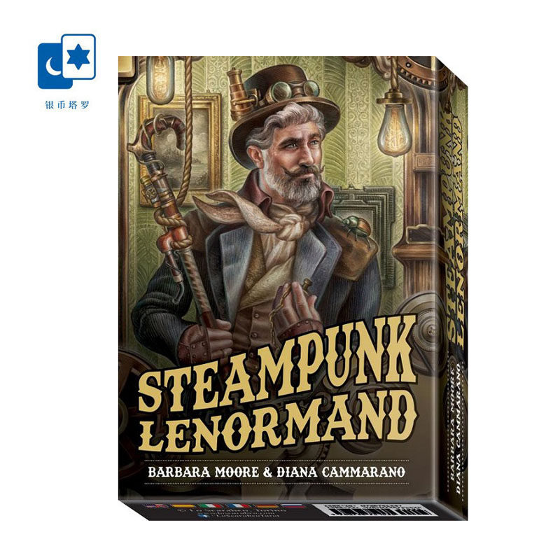进口正版 蒸汽朋克利诺曼卡 Steampunk Lenormand 雷诺曼桌游卡牌