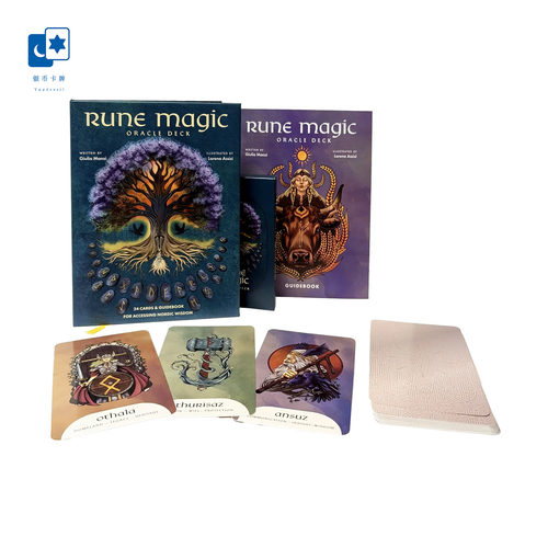 进口正版 如尼密言神谕卡 Rune Magic Oracle 卢恩桌游卡牌