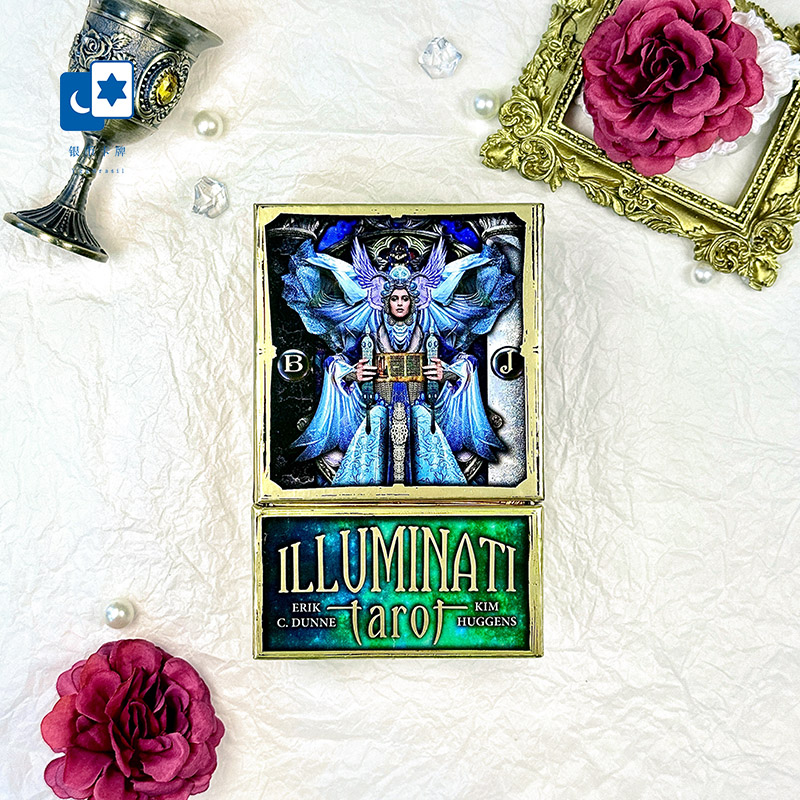 进口正版【新版】光明先知塔罗牌 Tarot Illuminati 桌游卡牌