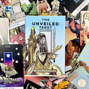 现货进口正版 揭开面纱塔罗牌 The Unveiled Tarot 原装桌游卡牌
