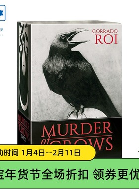 进口正版 哥特暗杀乌鸦塔罗牌 Murder of Crows 桌游卡牌