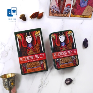 进口正版宝瓶宫塔罗牌 Aquarian Tarot 桌游卡牌