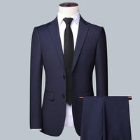 High-end thin 400-pound plus-size suit set, 2-piece suit set, loose business best man, professional casual thumbnail 4