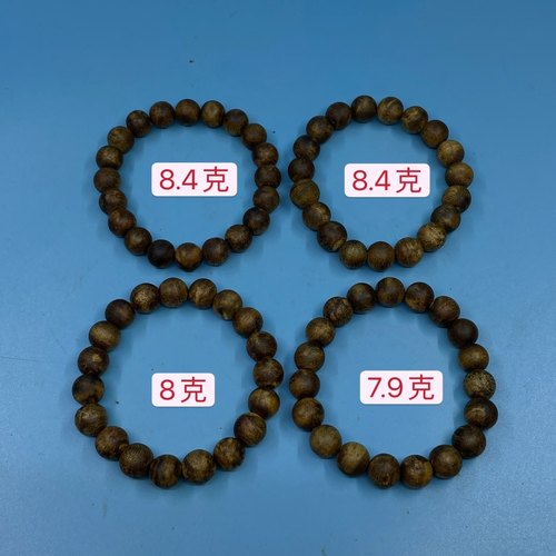 广东电白【白奇楠】沉香佛珠10MM手串老树结香棋韵饱满花果蜜香甜