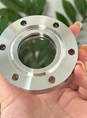 CF100观察窗304/316L不锈钢法兰视镜蓝宝石观察窗cf35CF50 CF63