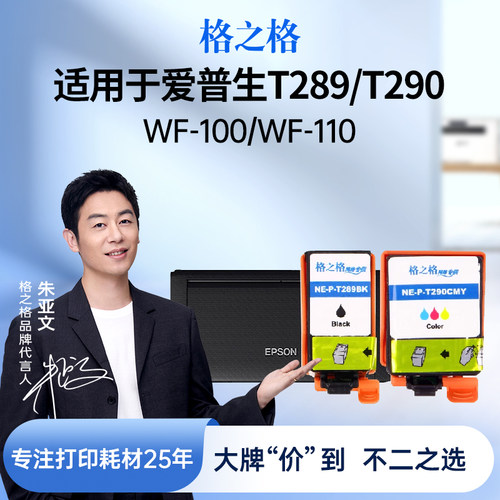 格之格适用于T289墨盒色彩纯正