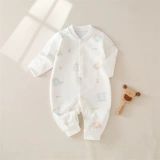 Детское демисезонное термобелье, стеганое боди для новорожденных, комплект подходит для мужчин и женщин для девочек для выхода на улицу, увеличенная толщина