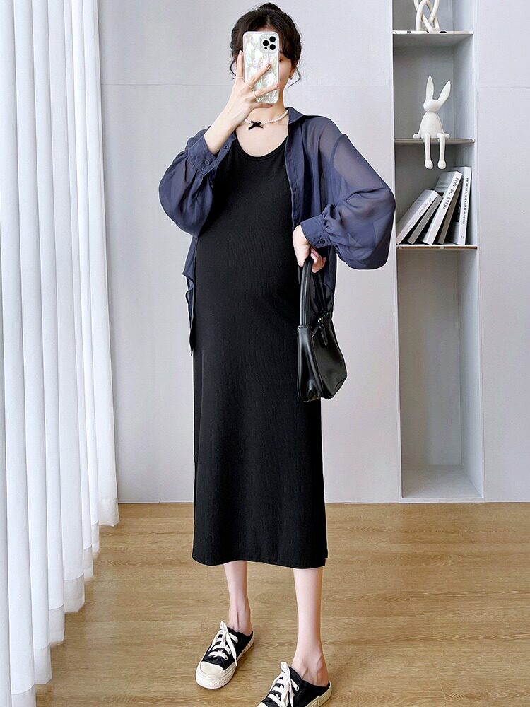 MATERNITY CLOTHES 2024 AUTUMN CLOTHES NEW DRESSES TOPS CARDIGANS SUSPENDERS LONG SKIRTS TWO PIECES SUITS SPRING AUTUMN SUMMER