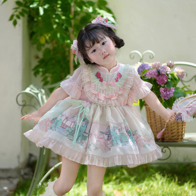 女童洛丽塔连衣裙套装