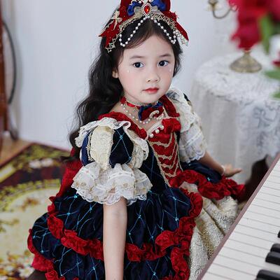 女童蓬蓬裙重工公主裙礼服