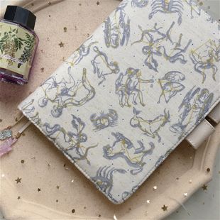 面大师 十二星座 手工定页hoboA5A6手帐书衣笔记本星座学生文艺