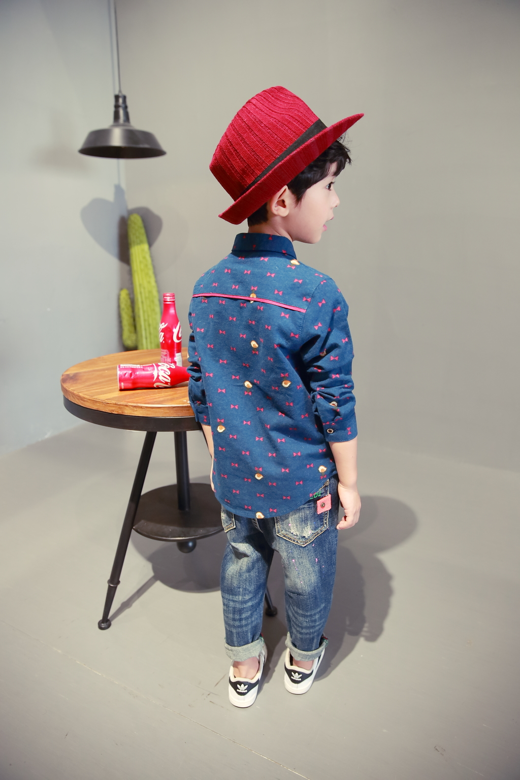 Chemise garcon à manche longue en coton - Ref 2082528 Image 5