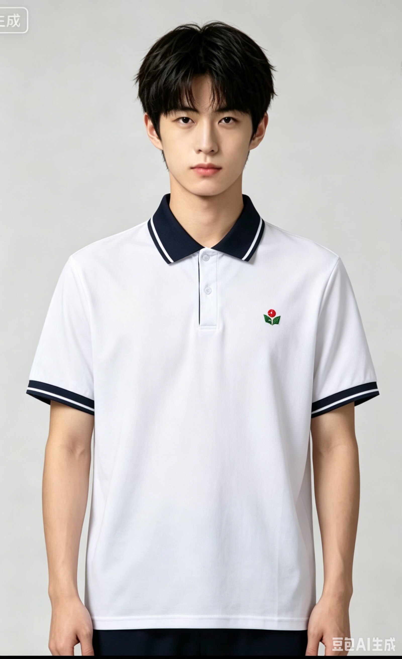 广东省粤东技师学院夏装短袖上衣夏季长短裤校服定制粤东校服图片