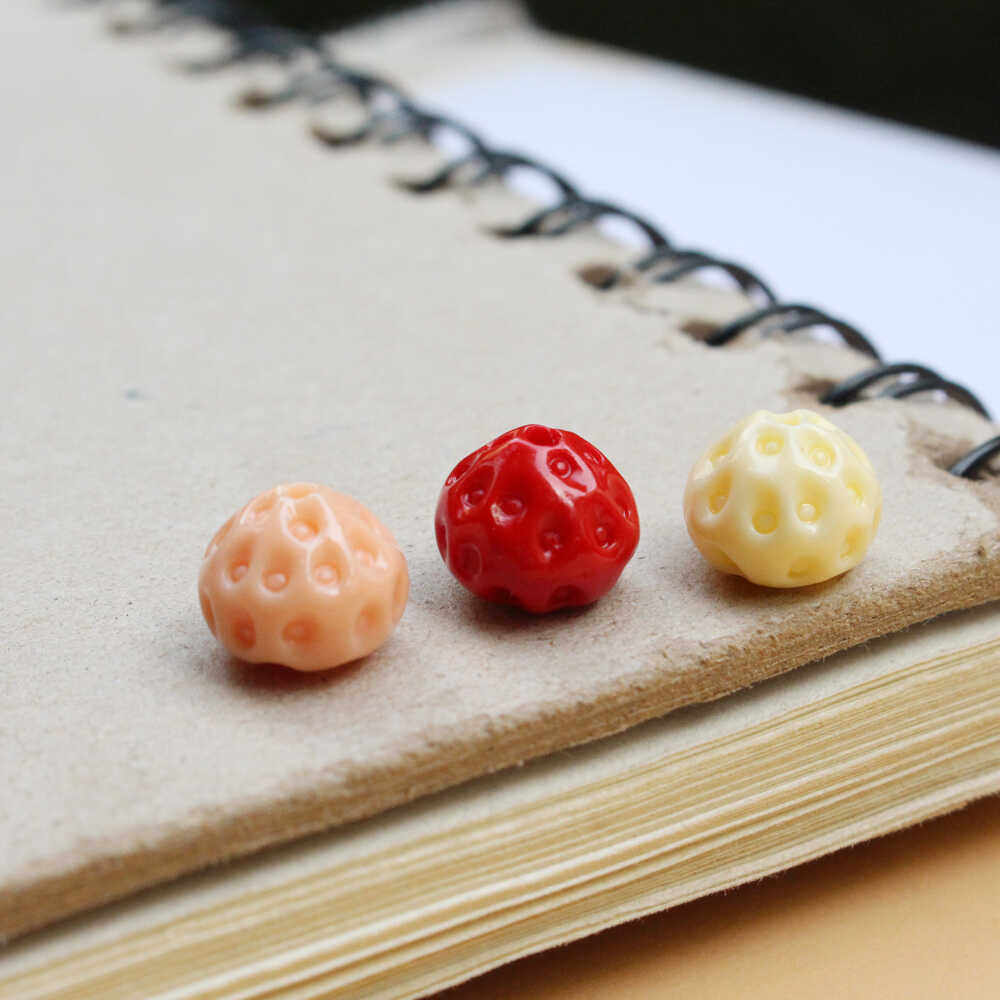 石粉珊瑚粉压直孔草莓珠多宝手链手串项链耳坠饰品diy手工配件,饰品/流行首饰/时尚饰品新,其他DIY饰品配件,淘宝优惠券,粉丝福利购,淘宝优惠卷