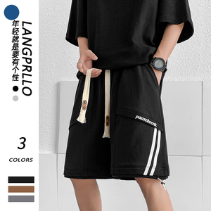 主推推荐~夏季运动短裤潮牌ins宽松休闲五分裤子A350P40 控58图片