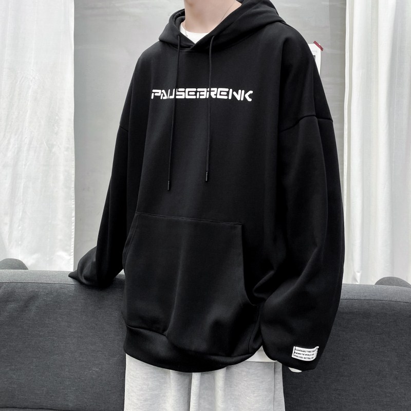 2021春季新款连帽卫衣男宽松潮牌帽衫外套W08P35,男装卫衣,电商A309