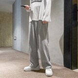2021春宽松直筒休闲运动裤男士坠感拖地卫裤A180P35，男装休闲裤，电商A309