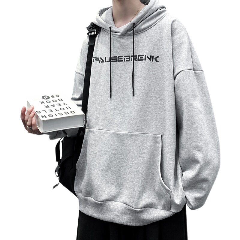 2021春季新款连帽卫衣男宽松潮牌帽衫外套W08P35,男装卫衣,电商A309