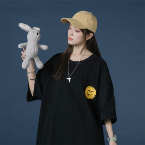 发泡情侣装笑脸短袖t恤男女 2136P35控48图片