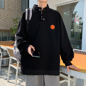 秋季主推~小众设计潮牌卫衣男宽松立领外套 A312P45图片